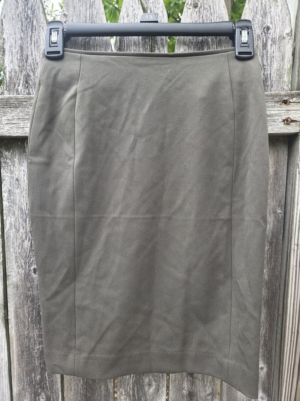 H&M Olive Green Pencil Skirt